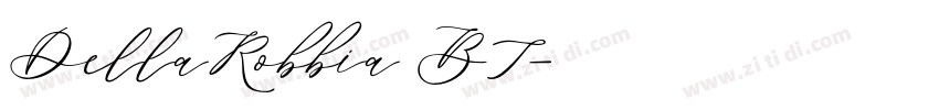 DellaRobbia BT字体转换